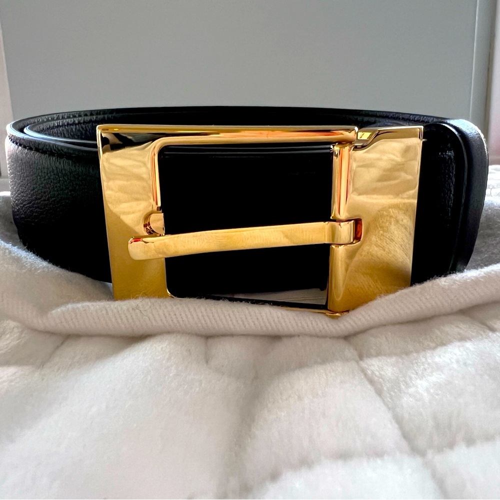 THE ROW WOMENS JEWEL LEATHER BELT